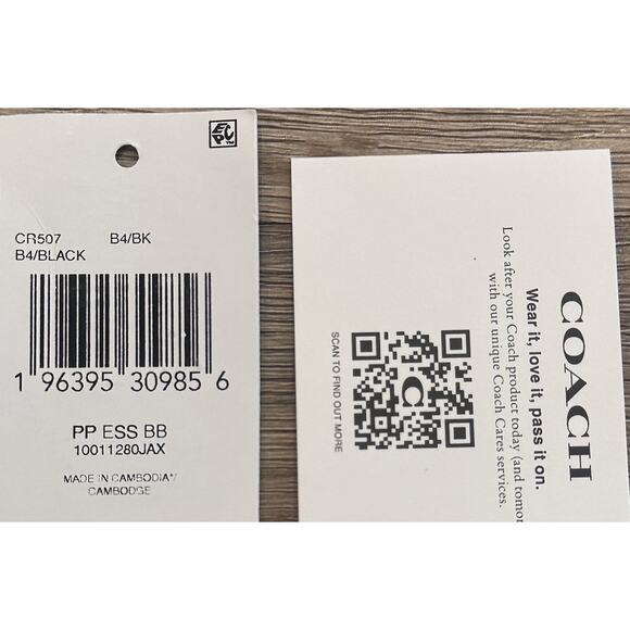 Coach NWT Essential Belt Bag Fanny Pack Black Leather RARE Discontinued CR507 - Picture 9 of 12